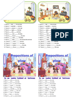 Prepositions of Place Fun Activities Games Grammar Drills Grammar Guides 68031