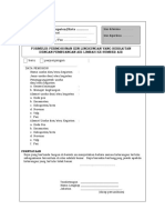 Formulir Perizinan IPLC (Menurut Permenlh No 1 Tahun 2010)