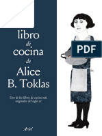 El Libro de Cocina de Alice B Toklas Fragmento