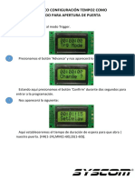 Tip Técnico Tempo2 retardo apertura de puerta