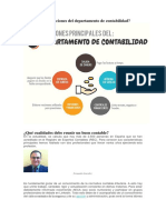 Cuáles Son Las Funciones Del Departamento de Contabilidad