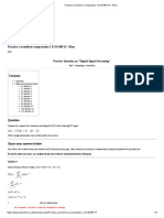 Practice Z Transform Computation 1 ECE438F13 - Rhea: X (N) (U (N + 3) U (N 1) ) N