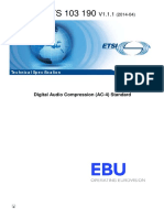 TS 103 190 - V1.1.1 - Digital Audio Compression (AC-4) Standard PDF