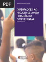orientações ao projeto de apoio pedagógico complementar