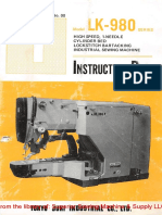 Juki LK-980 Instruction Manual