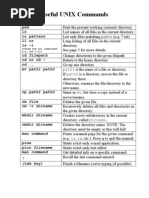 Useful UNIX Commands: PWD Ls Ls Pattern LL or Ls - L