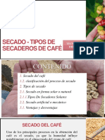 Secado - Tipos de Secaderos de Café