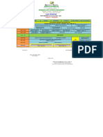 Class Program: FIRST SEMESTER, School Year 2019 - 2020