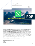 Whatsappgrouplinks.org-Kannada Whatsapp Group Links