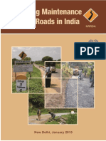 Managing Maintenance of Rural Roads in India 2015