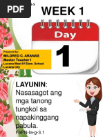 Grade 6 PPT Filipino q1 w1 Day 1-5 Edited | PDF