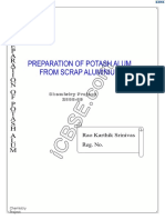 Preparation of Potash Alum Chemistry Project