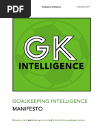 Goalkeeping Intelligence MANIFESTO