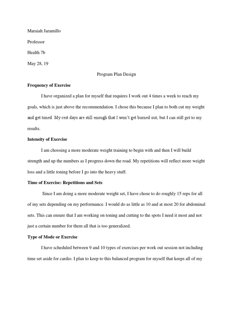 Fitt Program | PDF | Strength Training | Foot