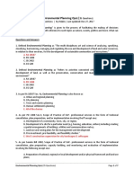 Environmental Planning Quiz (35 Questions)