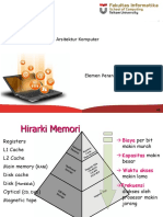 COA 2019 Pertemuan 6 Memory Pemetaan Cache