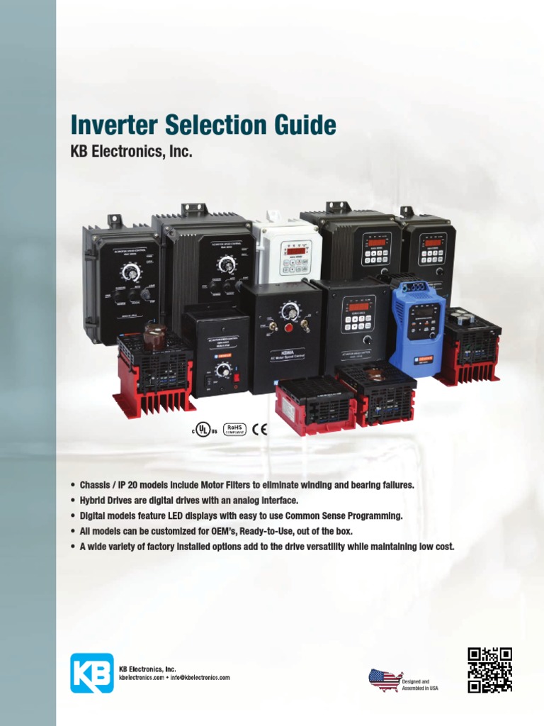 Inverter Selection Guide: KB Electronics, Inc | PDF | Alternating ...
