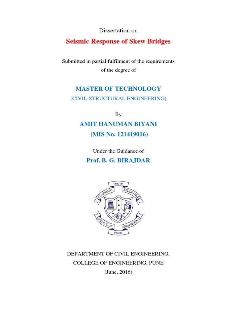 Seismic Analysis of Skew Bridges | PDF | Beam (Structure) | Angle