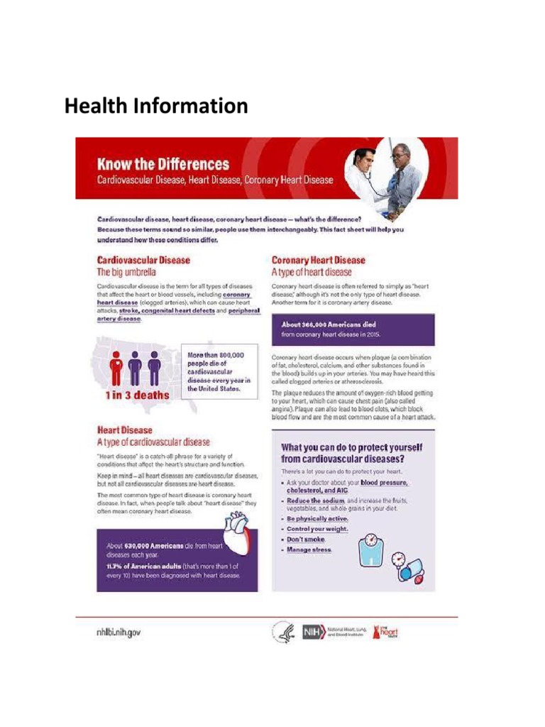 Essential Health Information Guide | PDF