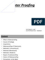 Basement Waterproofing - Lecture 1