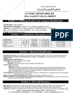 Refractory Dense Bricks Material Safety Data Sheet: Section 1 - Chemical Product and Company Identification