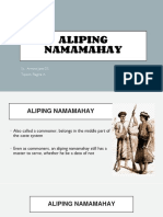 Aliping Namamahay