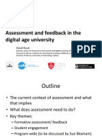 Boud Assessment and Feedback