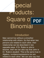 Square of Binomial