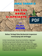 Dist Teg Akibat Beban Trapesium