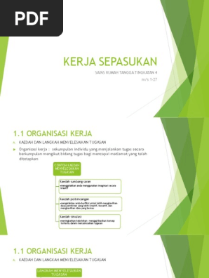 Bab 1 Kerja Sepasukan