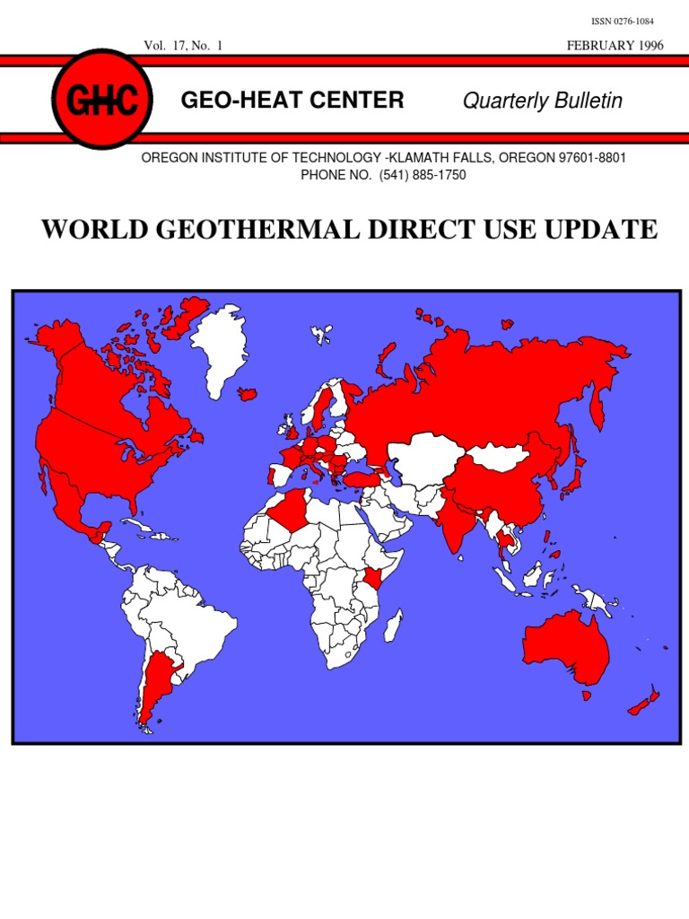 FEBRUARY 1996 Geo-Heat Center Quarterly Bulletin | PDF