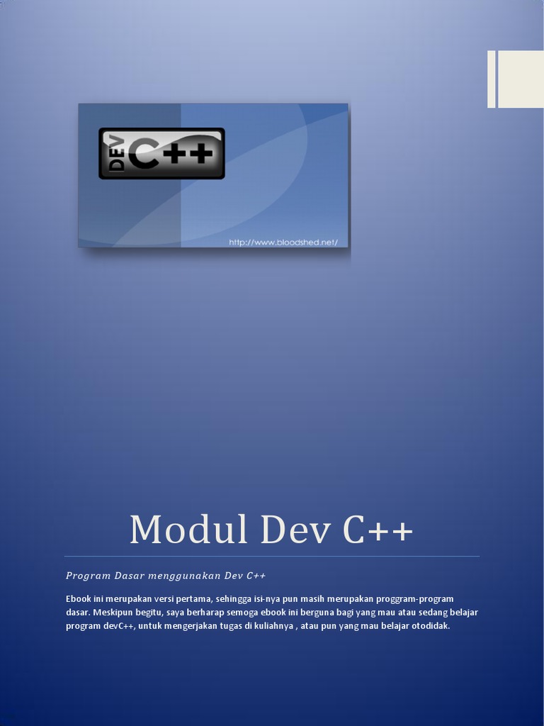 Modul Pemrograman DevC++ | PDF
