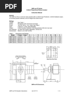 UMP-xxx-FS Series 4-20ma Proportional Rotary Actuator Instruction Manual General