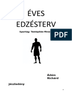 Éves Edzésterv