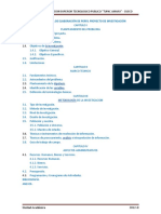 Esquema para La Elaboración de Un Proyecto de Investigación