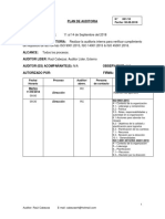 Plan de Auditoria SGI 9001 14001 45001 PDF