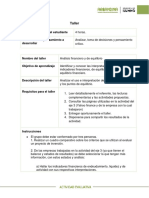 Análisis financiero y de equilibrio