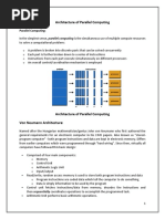 Architecture of Parallel Computing