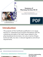 Summary of Pharmacy Services NC III PDF
