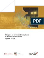 Guia Para La Formulacion de Planes  de Desarrollo en PERU