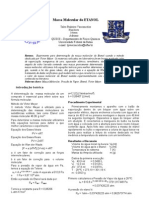 I Relatório Massa Molecular Etanol (Fis-Qui)