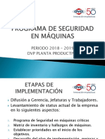 Programa de Seguridad en Máquinas.