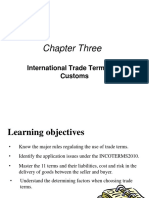 Chapter3 International Trade Terms and Customs