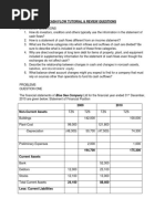 Cash Flow Tutorial Qns