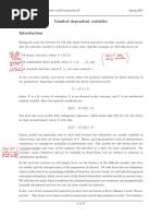 Limited Dependent Variables