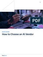 How to Choose an AI Vendor