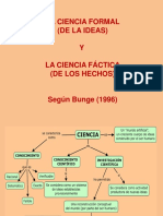 La Ciencia Formal (De La Ideas) Y La Ciencia Fáctica (De Los Hechos)