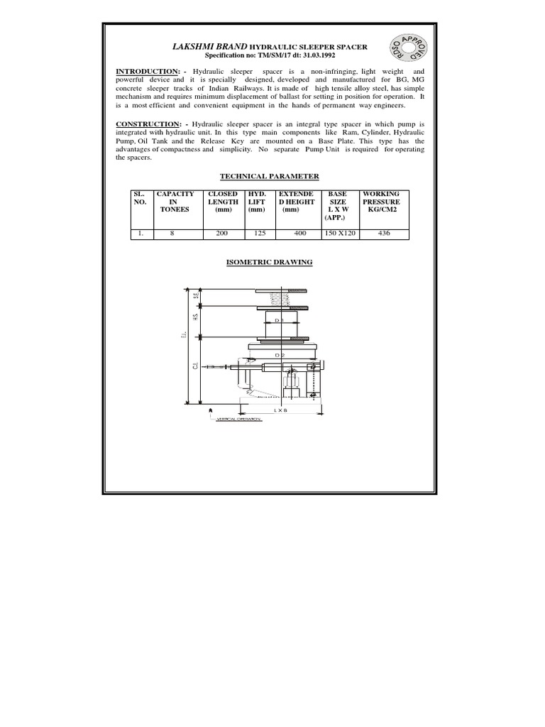 Hytrol B-03916-0136G | BED SPACER - 8-1/2