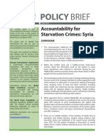 'Accountability for Starvation