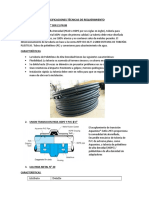 Especificaciones Técnicas